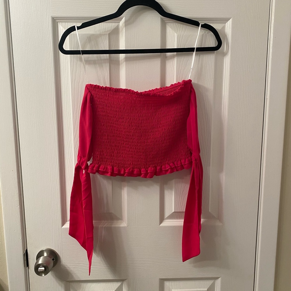 Off the shoulder tube top!